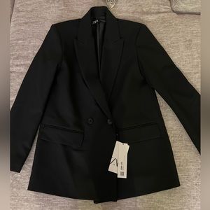 ZARA Oversized Double Breasted Jacket